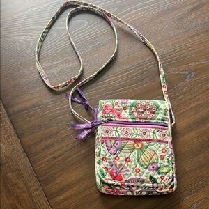 Vera Bradley Floral Quilted Crossbody Bag